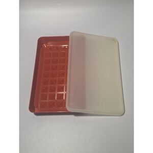 Vintage Tupperware Paprika w/ Sheer Lid - Hot Dog, Bacon, Deli‎ Keeper